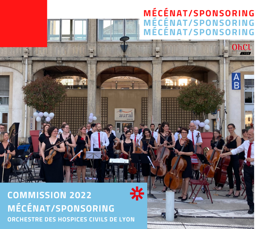 Commission mécénat sponsoring : l'Orchestre des Hospices Civils de Lyon